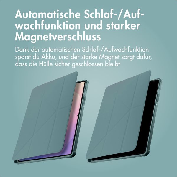 imoshion Origami Klapphülle Samsung Galaxy Tab S11 - Dunkelgrün