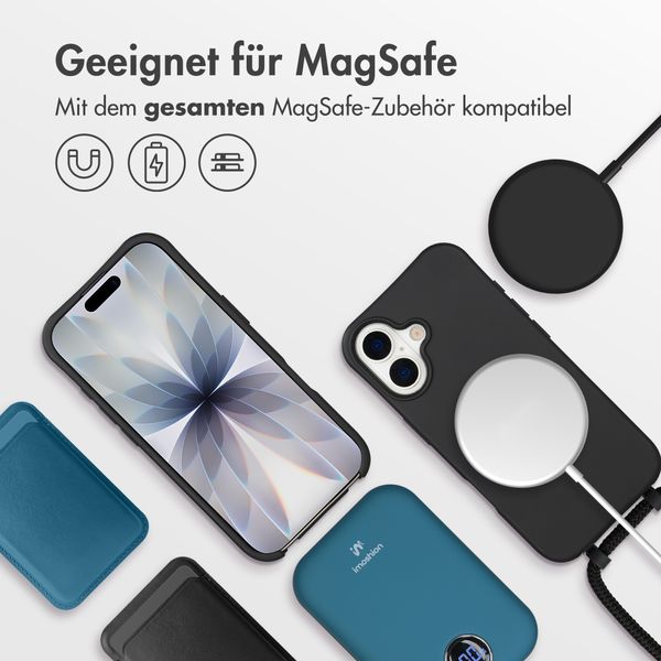 imoshion Color Backcover mit abnehmbarem Handykette und MagSafe Apple iPhone 17 - Schwarz