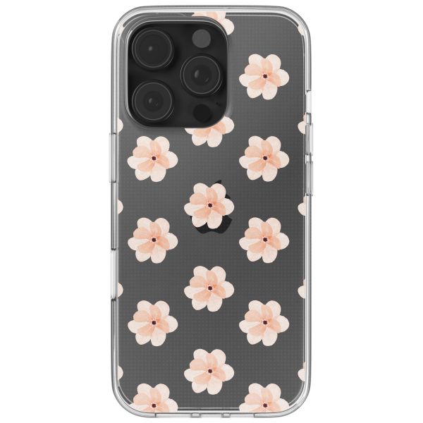 imoshion Design Hülle Apple iPhone 16 Pro - Floral Peach