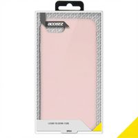 Accezz Liquid Silikoncase Apple iPhone SE (2022 / 2020) / 8 / 7 - Rosa