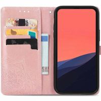 imoshion Mandala Klapphülle Apple iPhone 13 Pro - Rosé gold