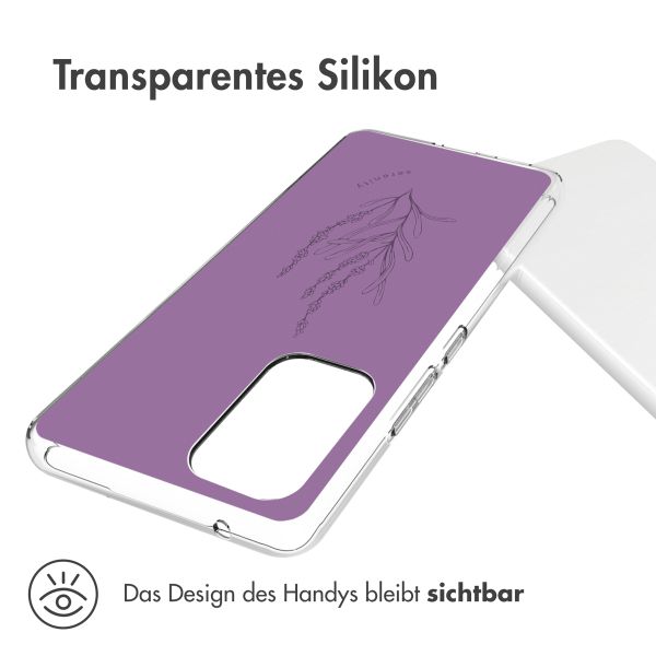 imoshion Design Hülle für das Samsung Galaxy A53 - Floral Purple