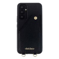 Dutchies Back Cover mit Kartenfach für das Samsung Galaxy A54 - Telefonband nicht enthalten - Schwarz