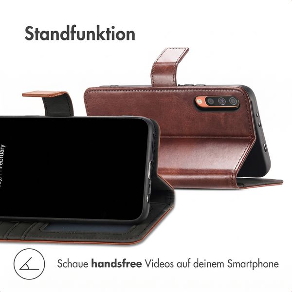 imoshion Luxuriöse Klapphülle Samsung Galaxy A50 / A30s - Dunkelbraun