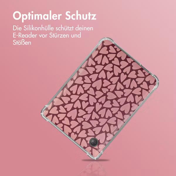 imoshion Design Clear Backcover Kobo Clara Colour / Clara BW - Hearty Blush
