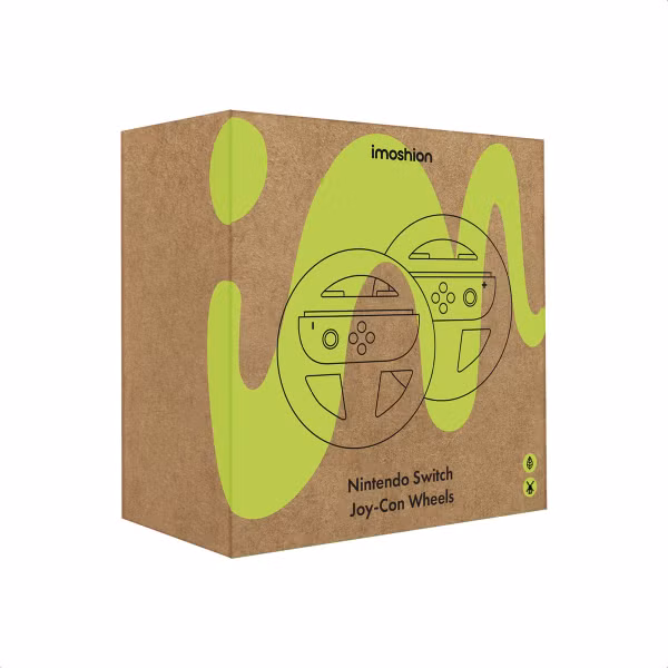 imoshion Joy-Con-Lenkräder Nintendo Switch 2 – Set mit 2 Stück – Blau / Rot