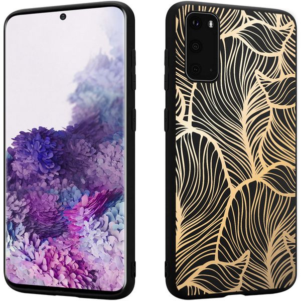 imoshion Design Hülle Samsung Galaxy S20 - Golden Leaves