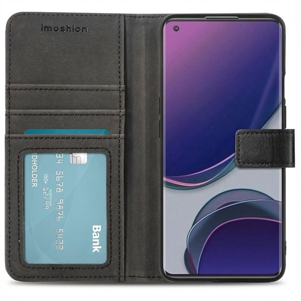 imoshion Luxuriöse Klapphülle OnePlus 9 Pro - Schwarz