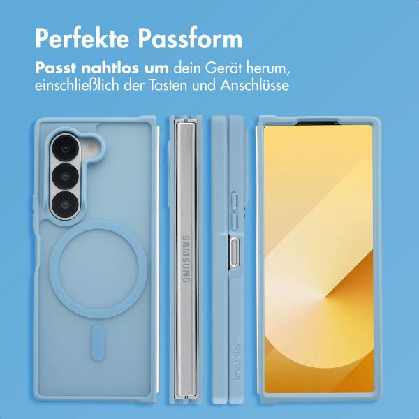 imoshion Color Guard Back Cover mit MagSafe für das Samsung Galaxy Z Fold 6 - Hellblau