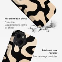 Selencia Vivid Rückabdeckung mit MagSafe Apple iPhone 13 - Art Wave Black
