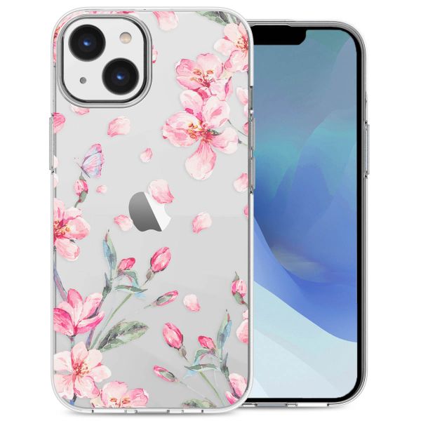 imoshion Design Hülle iPhone 14 - Blossom Watercolor