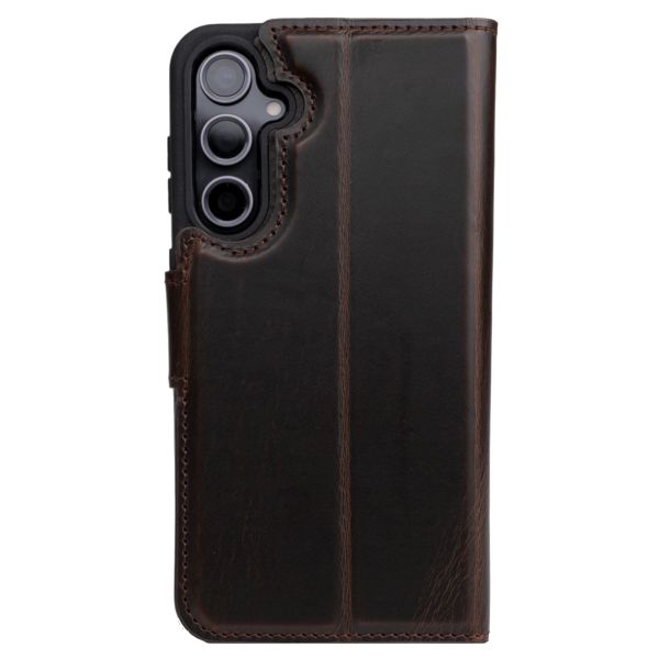 Wachikopa Multi Wallet Bookcase für das Samsung Galaxy S24 - Dark Brown