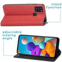 imoshion Slim Folio Klapphülle Samsung Galaxy A21s - Rot