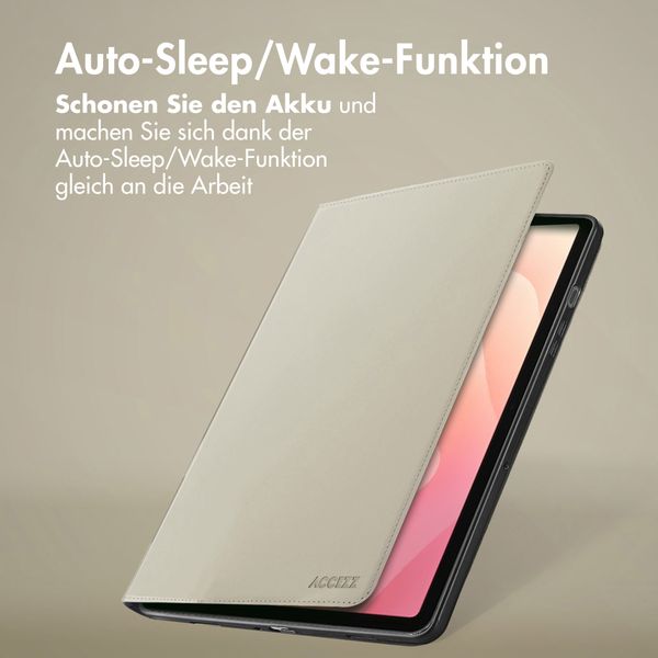 Accezz Classic Klapphülle Samsung Galaxy Tab S11 - Greige