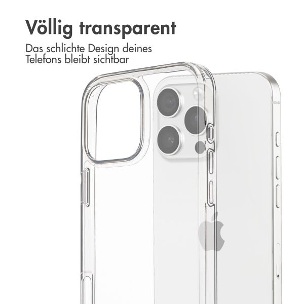 imoshion Back Cover mit Ständer iPhone 16 Pro - Transparent