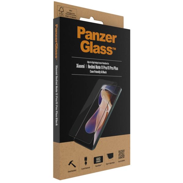 PanzerGlass Case Friendly Displayschutzfolie für das Xiaomi Redmi Note 11 Pro