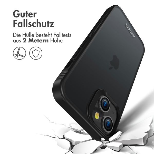 Accezz Rugged Frosted Back Cover Apple iPhone 14 - Schwarz