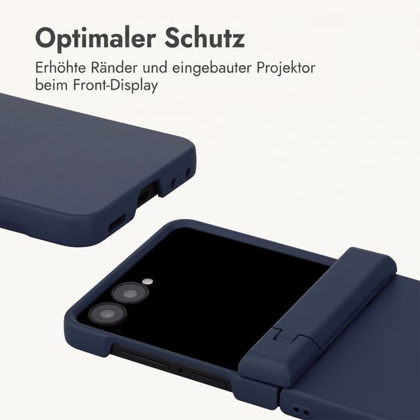 imoshion Color Backcover mit Ständer Samsung Galaxy Z Flip 8 - Dunkelblau