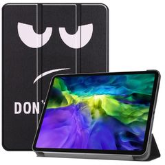 imoshion Design Trifold Klapphülle für das iPad Pro 11 (2018 - 2022) - Don't touch