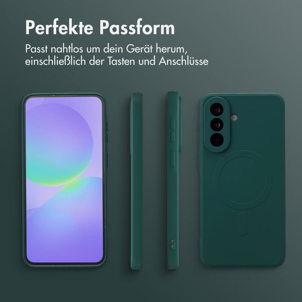 imoshion Color Back Cover mit MagSafe Samsung Galaxy A37 (5G) - Dunkelgrün