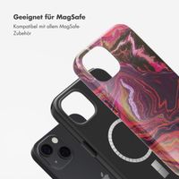 Selencia Vivid Rückabdeckung mit MagSafe Apple iPhone 13 - Marble Purple