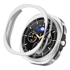 imoshion Bumper Hard Case für das Samsung Galaxy Watch 8 Classic (46 mm) - Silber