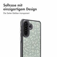 imoshion Design Hülle Samsung Galaxy A57 (5G) - Smoke Green Flowers