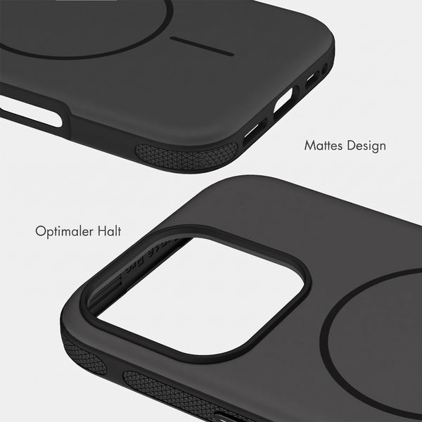 imoshion Color Backcover mit Thin MagSafe Ring Apple iPhone 16 Pro - Schwarz