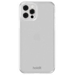 Holdit Glitzer Case Apple iPhone 12 (Pro) - Weiß