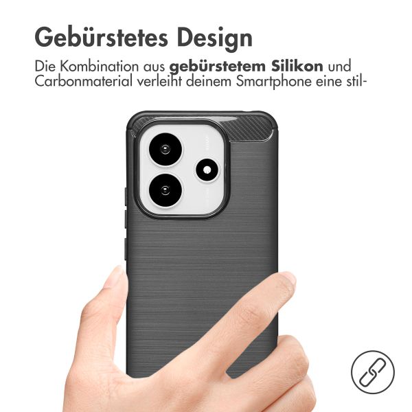 imoshion Brushed Back Cover Xiaomi Redmi Note 14 (4G) - Schwarz