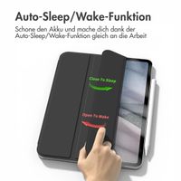 imoshion Magnetic Klapphülle Apple iPad 11 (2025) 11 Zoll A16 / iPad 10 (2022) 10.9 Zoll - Schwarz