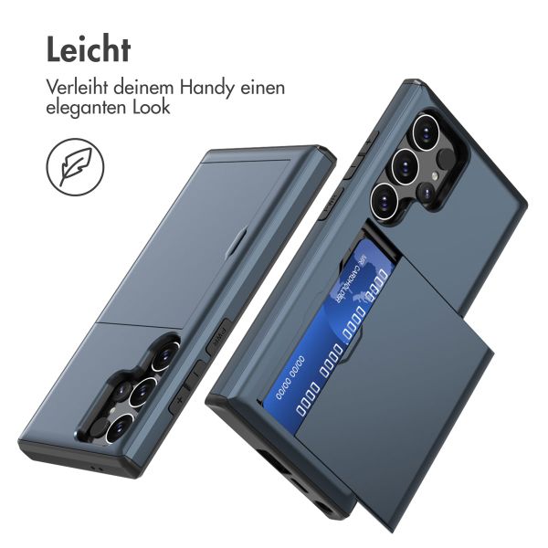 imoshion Backcover mit Kartenfach Samsung Galaxy S24 Ultra - Dunkelblau