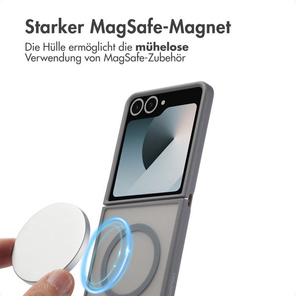 imoshion Color Guard Back Cover mit MagSafe Samsung Galaxy Z Flip 7 - Grau