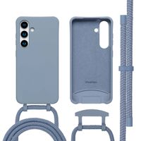 imoshion Color Rückabdeckung mit abnehmbarem Handykette und MagSafe Samsung Galaxy S24 / S25 - Ash Blue