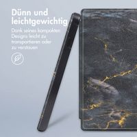 imoshion Design Slim Hard Case Sleepcover für das Kobo Clara Colour / Clara BW / Tolino Shine 5 / Shine Color - Black Marble