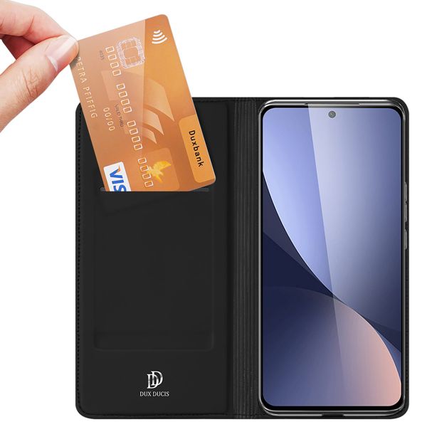 Dux Ducis Slim TPU Klapphülle für das Xiaomi 12 Lite - Schwarz