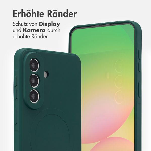 imoshion Color Back Cover mit MagSafe Samsung Galaxy A57 (5G) - Dunkelgrün
