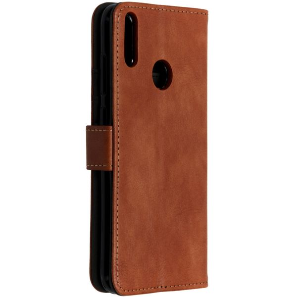 imoshion Luxuriöse Klapphülle Braun für Huawei Y7 (2019)