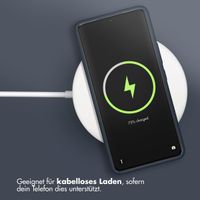 Accezz Liquid Silikoncase Samsung Galaxy A53 - Dunkelblau
