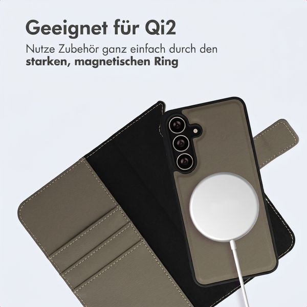 imoshion Herausnehmbare 2-in-1 Luxus-Bookcase Samsung Galaxy S25 FE - Grün