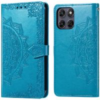 imoshion Mandala Klapphülle Motorola Moto G77 - Türkis