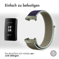 imoshion Nylonarmband für das Fitbit Charge 3 / 4 - Khaki