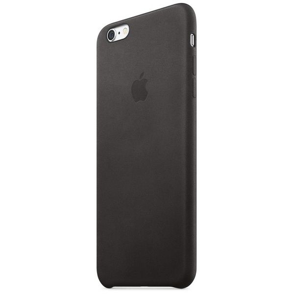 Apple Leder-Case für das iPhone 6(s) Plus - Schwarz