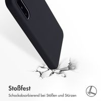 Accezz Liquid Silikoncase Samsung Galaxy A36 - Schwarz