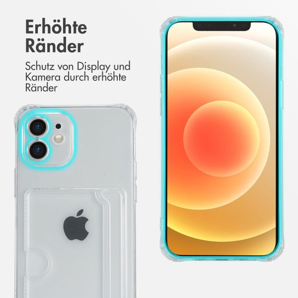 imoshion Soft Case Back Cover mit Kartenhalter Apple iPhone 12 - Transparent
