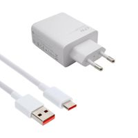Xiaomi HyperCharge Combo-Ladegerät 67 W mit USB-A-zu-USB-C-Kabel – Weiß