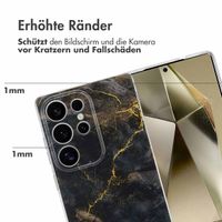 imoshion Design Hülle für das Samsung Galaxy S25 Ultra - Black Marble