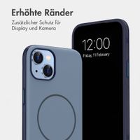 imoshion Color Backcover mit Thin MagSafe Ring Apple iPhone 14 / 13 - Dunkelblau