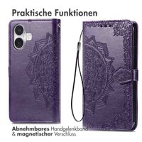 imoshion Mandala Klapphülle Apple iPhone 16 - Violett