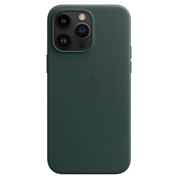 Apple Leder-Case MagSafe für das iPhone 14 Pro Max - Forest Green